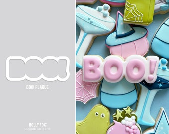 BOO! Plaque Cookie Cutter