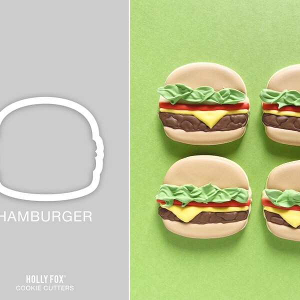 Hamburger, Burger Cookie Cutter