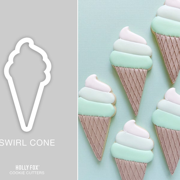 Swirl Cone Cookie Cutter