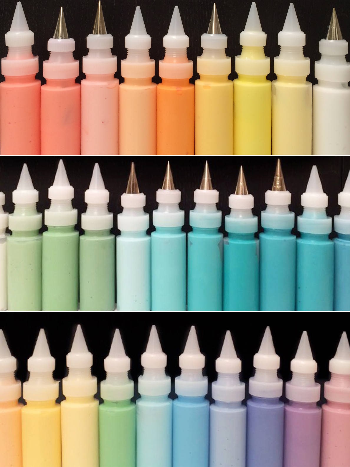 Decorating Squeeze Bottle Set 2 Oz Four Bottles Etsy Canada