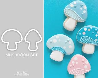 Mushroom Cookie Cutters, now available individually
