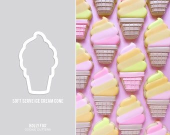 Soft Serve Ice Cream Cookie Cutter
