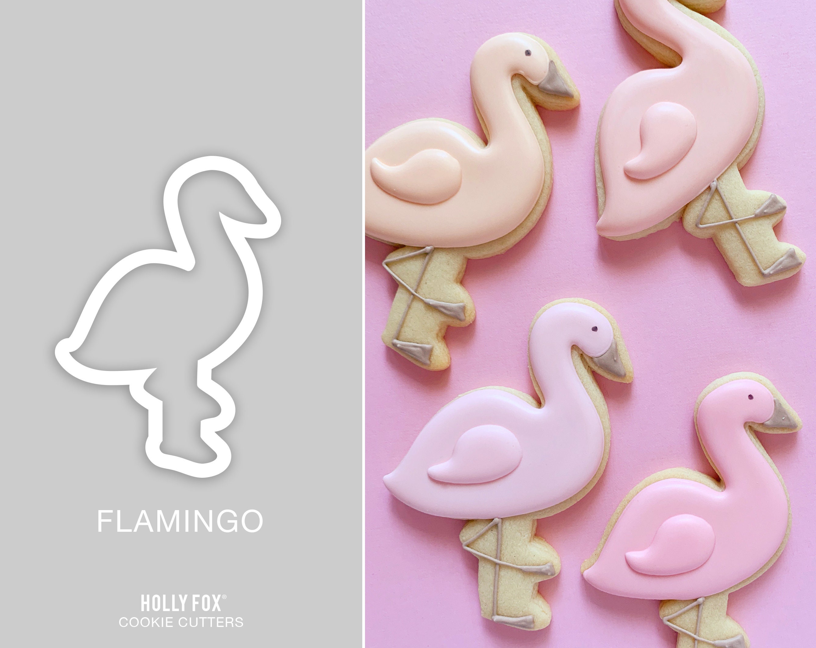 Flamingo Cookie Cutter Etsy