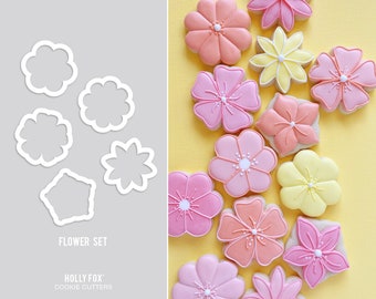Flower Cookie Cutters - Set of 5!