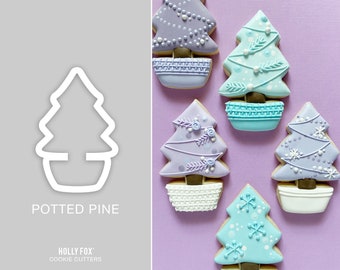Potted Pine Cookie Cutter