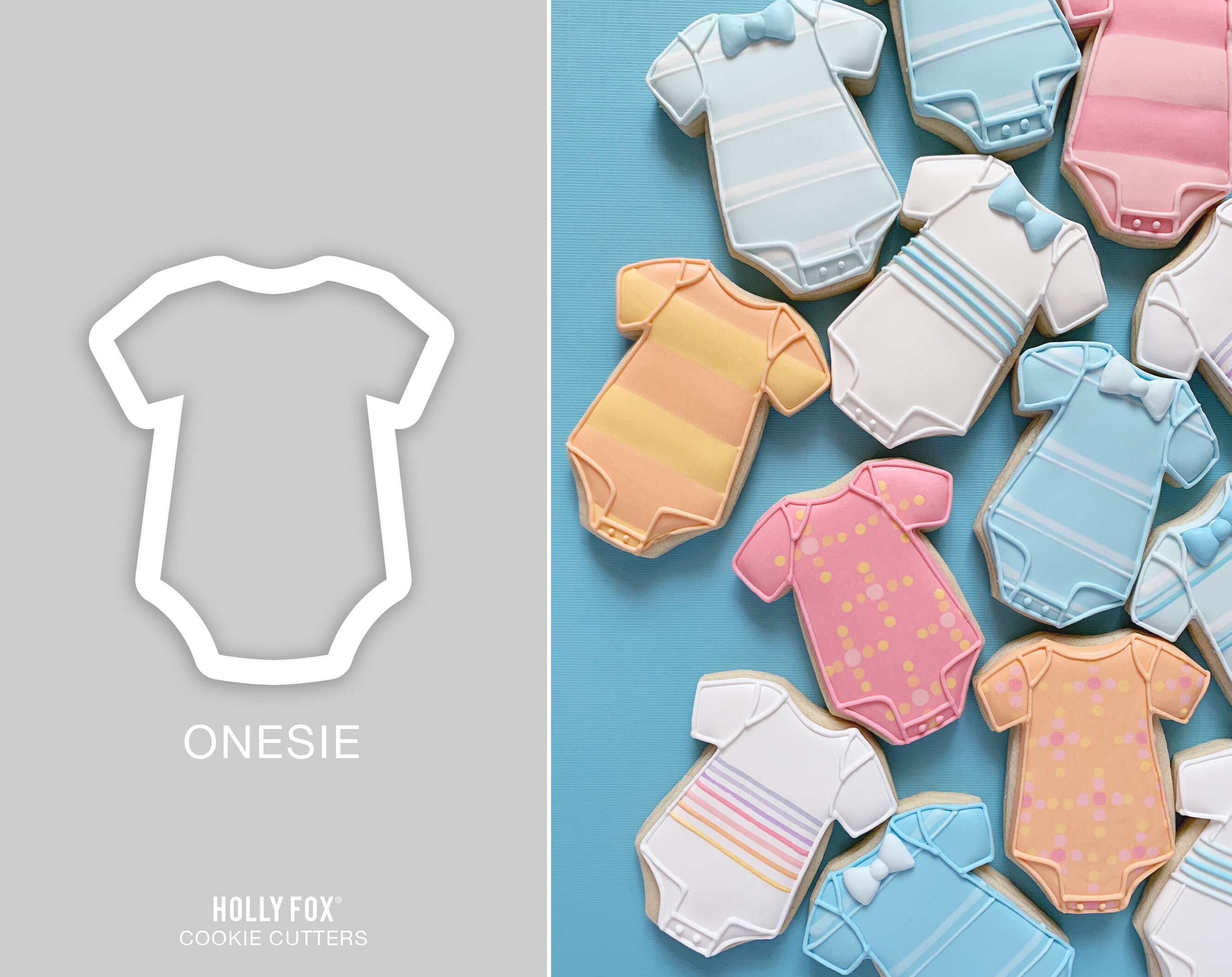 Onesie Cookie Cutter Etsy