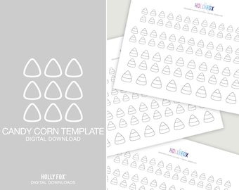 Candy Corn Template • SOFORTIGER DIGITALER DOWNLOAD