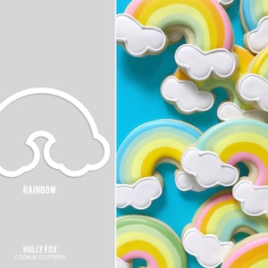Rainbow Cookie Cutter - Etsy