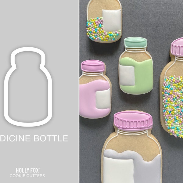 Medicine Bottle Cookie Cutter