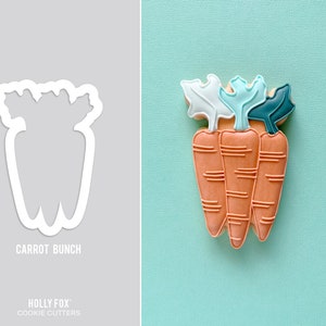Carrot Bunch Cookie Cutter