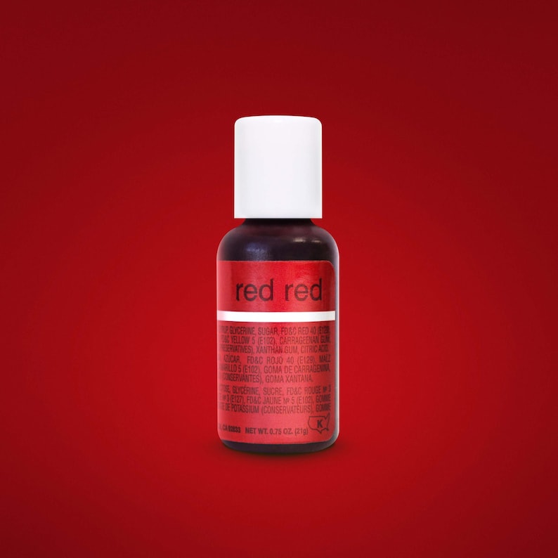 Food Color Gel, Chefmaster Liqua-Gel - sets available Red Red