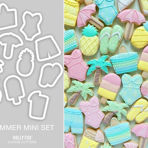 Summer Set Cookie Cutters Set of 10 image 1