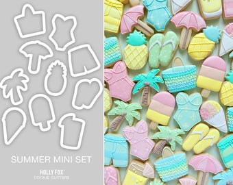 Summer Set Cookie Cutters - Set of 10