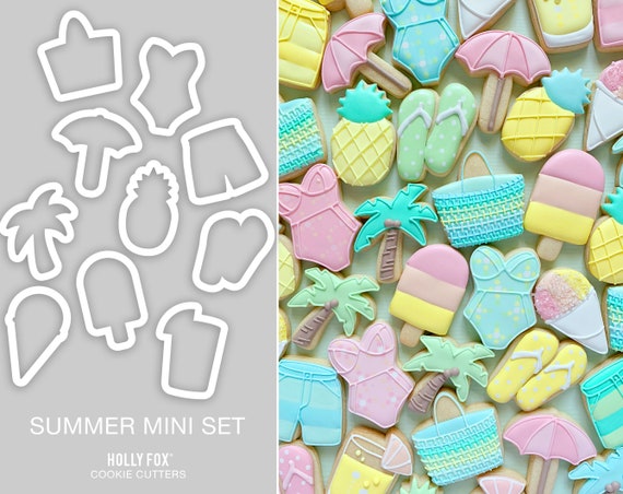 Summer Set Cookie Cutters Set of 10 