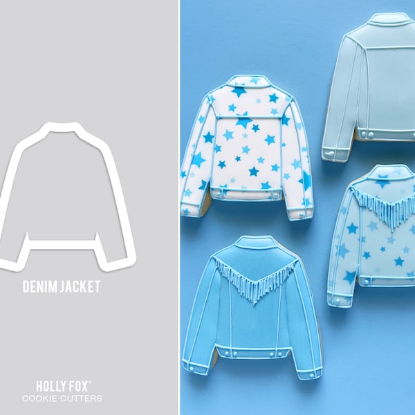 Denim Jacket, Jean Jacket Cookie Cutter