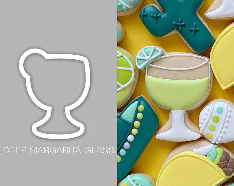 Deep Margarita Glass Cookie Cutter Etsy