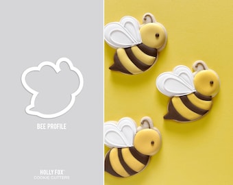 NEW!  Bee Profile, Bumblebee, Bee Cookie Cutter