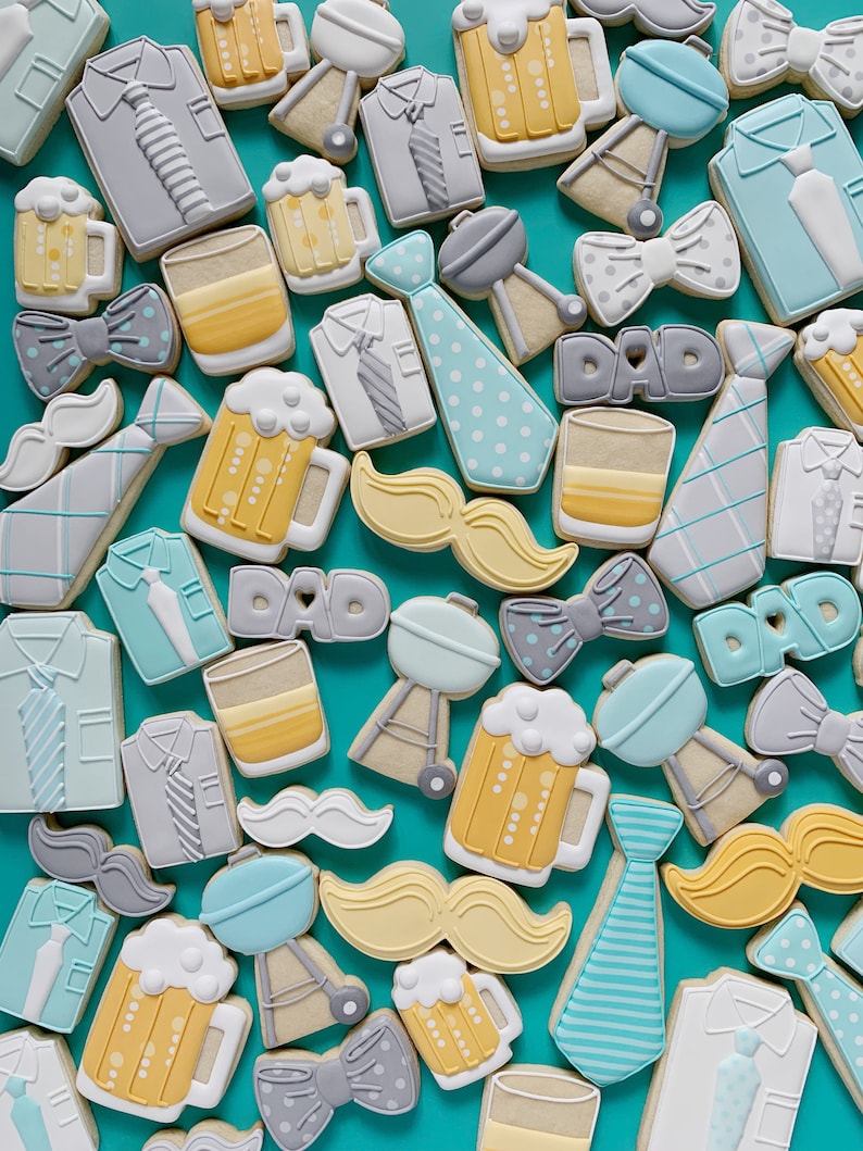 Set of 5! Father/'s Day Mini Cookie Cutters