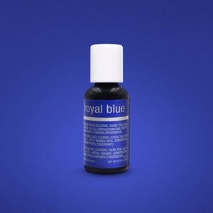Food Color Gel, Chefmaster Liqua-Gel - sets available Royal Blue