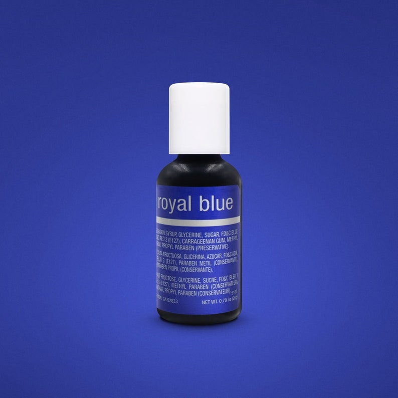 Food Color Gel, Chefmaster Liqua-Gel - sets available Royal Blue