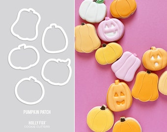 Pumpkin Patch Cookie Cutters - Set of 5