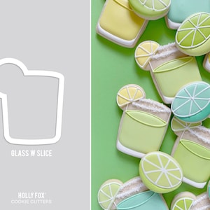 Glass with Slice Cookie Cutter