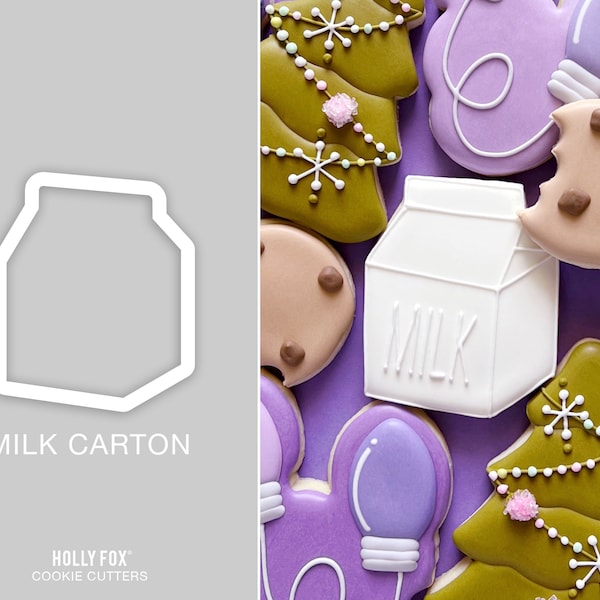 Milk Carton Cookie Cutter