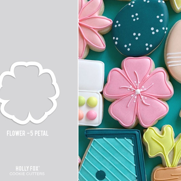 Flower- 5 Petal Cookie Cutter