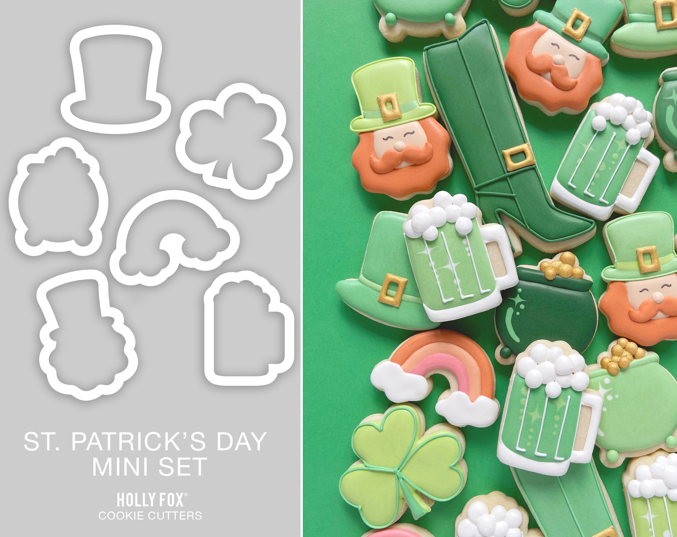 St. Patrick's Mini Cookie Cutter Set