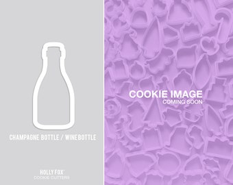 Champagne/ Wine Bottle Cookie Cutter