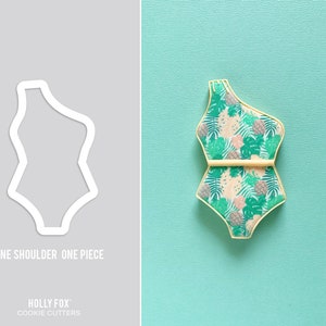 Eine Schulter Badeanzug Cookie Cutter