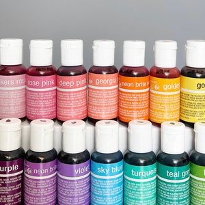 Food Color Gel, Chefmaster Liqua-Gel - sets available