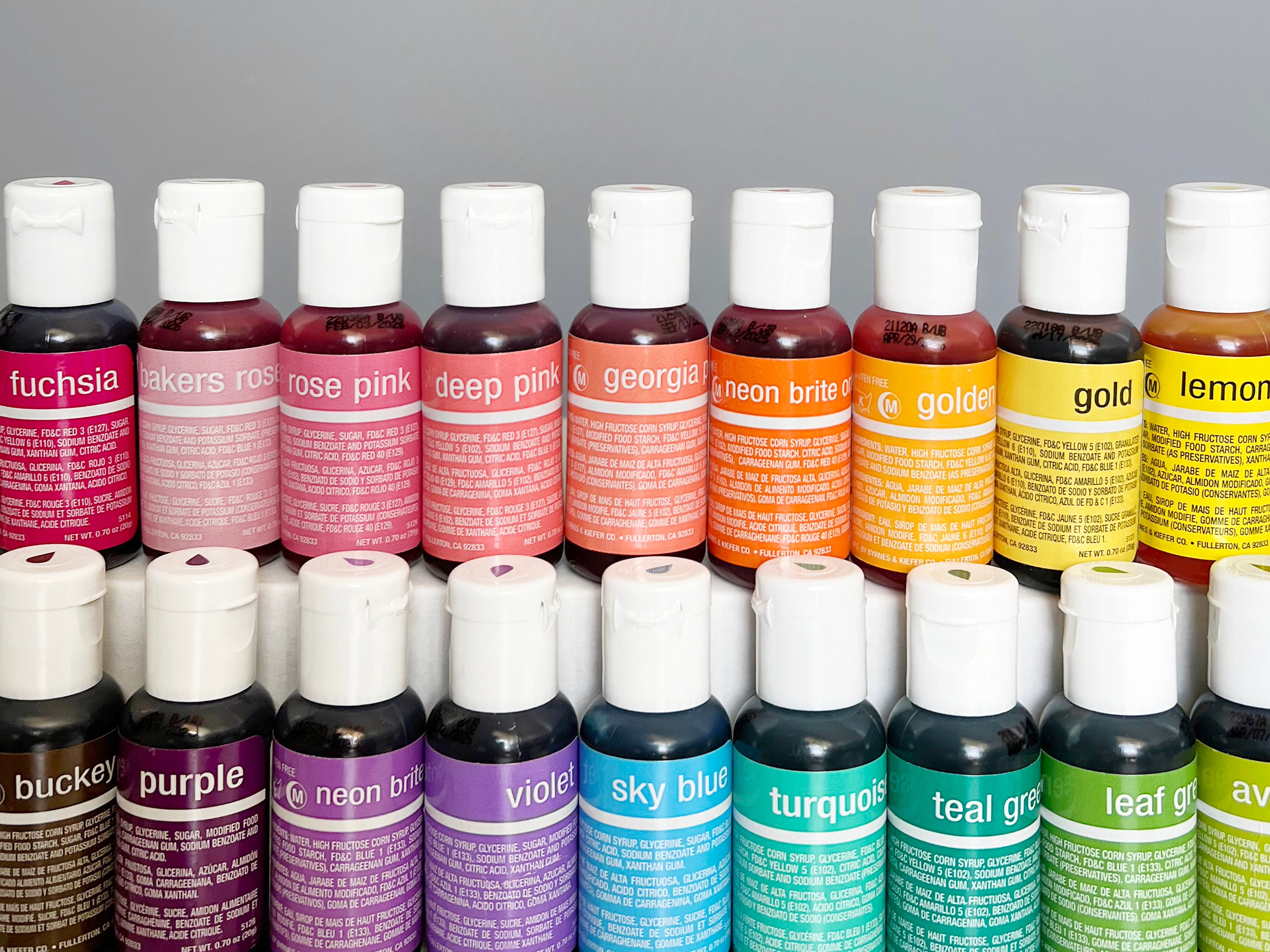 LIQUID FOOD COLORING, Lorann, Choose From 12 Water-based Colors, 4 Oz,  Color Frosting, Hard Candy, Easter Eggs 