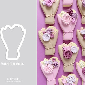 Wrapped Flowers Cookie Cutter