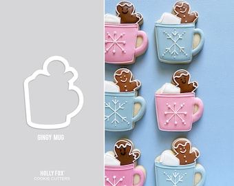Cortador de galletas de taza de jengibre