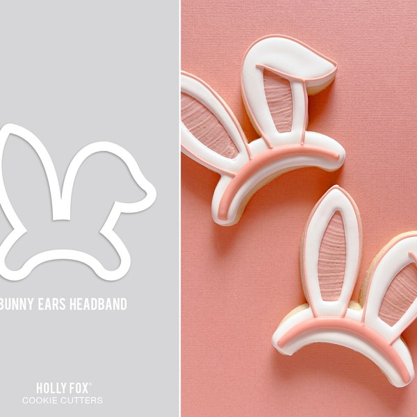 Bunny Ears Headband Cookie Cutter