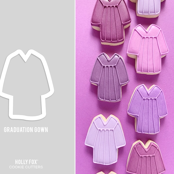 Graduation Gown Cookie Cutter