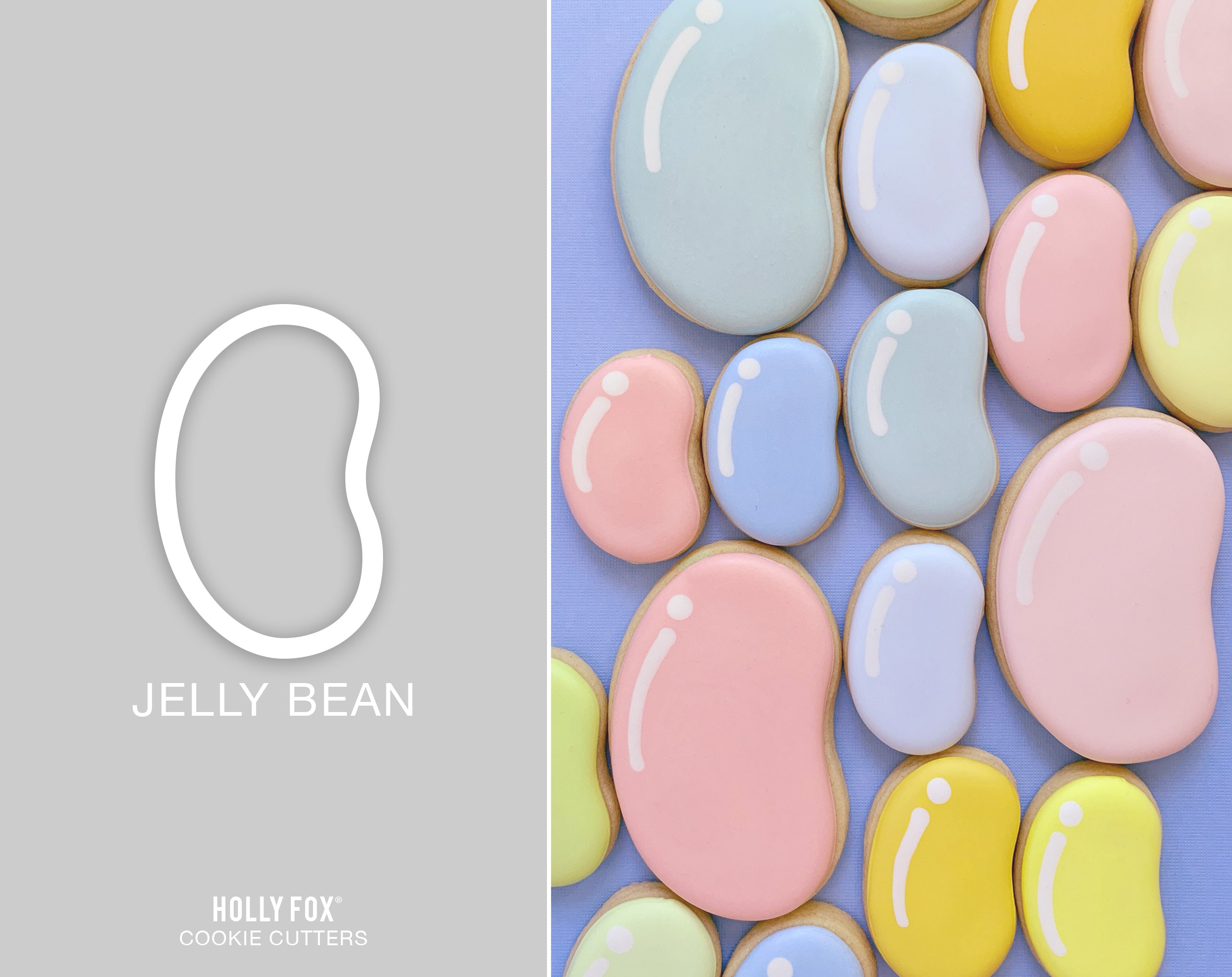 Jelly Bean Cookie Cutter