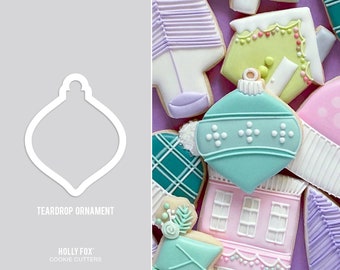 Teardrop Ornament Cookie Cutter