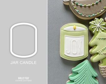 Jar Candle Cookie Cutter