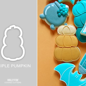 Triple Pumpkin Cookie Cutter