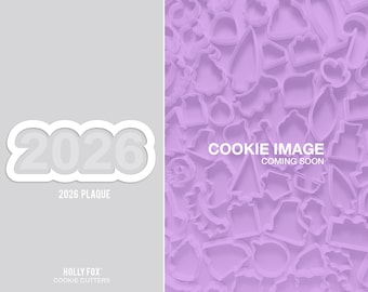 2026 Plaque Cookie Cutter