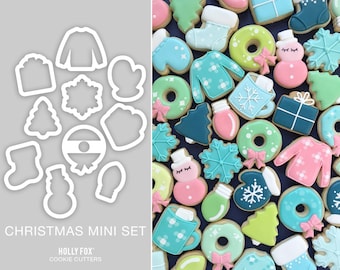 Christmas Mini Cookie Cutters - Set of 10!