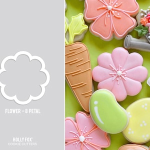 Flower- 8 Petal Cookie Cutter