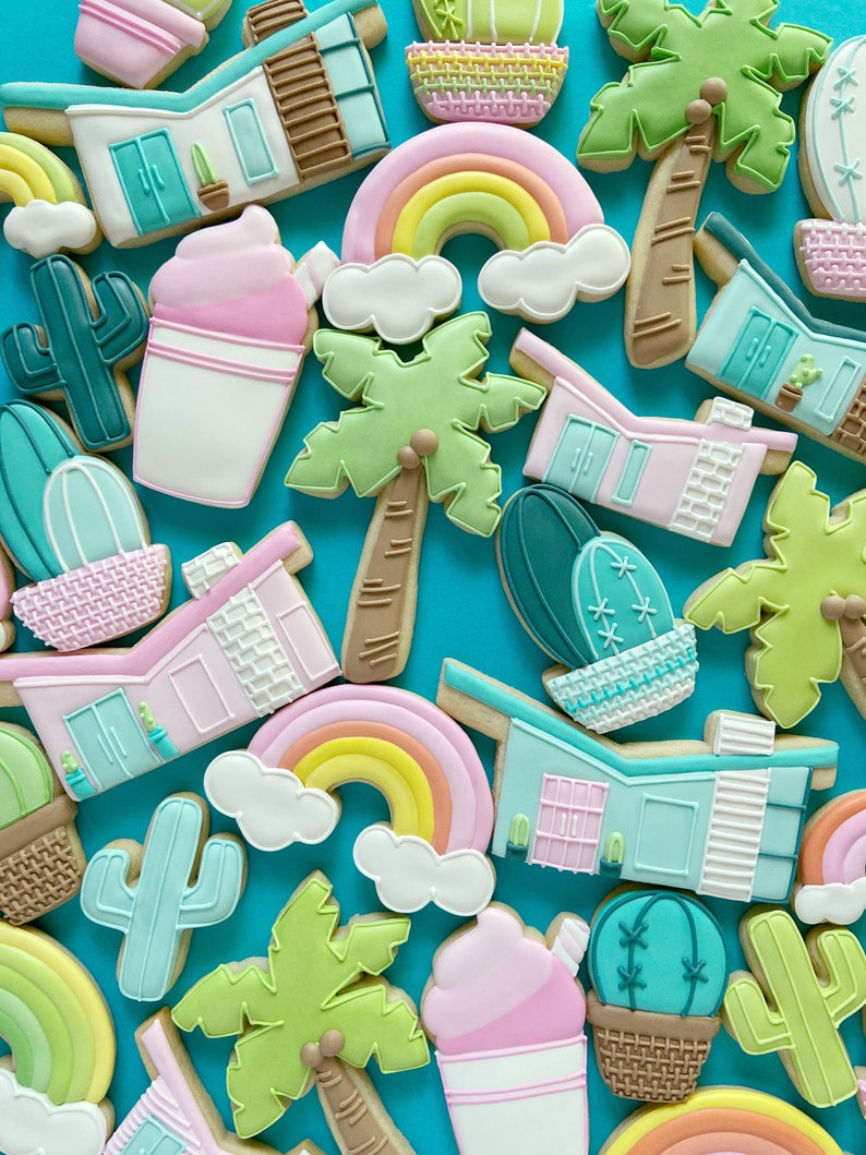 Печенье Rainbow cookies