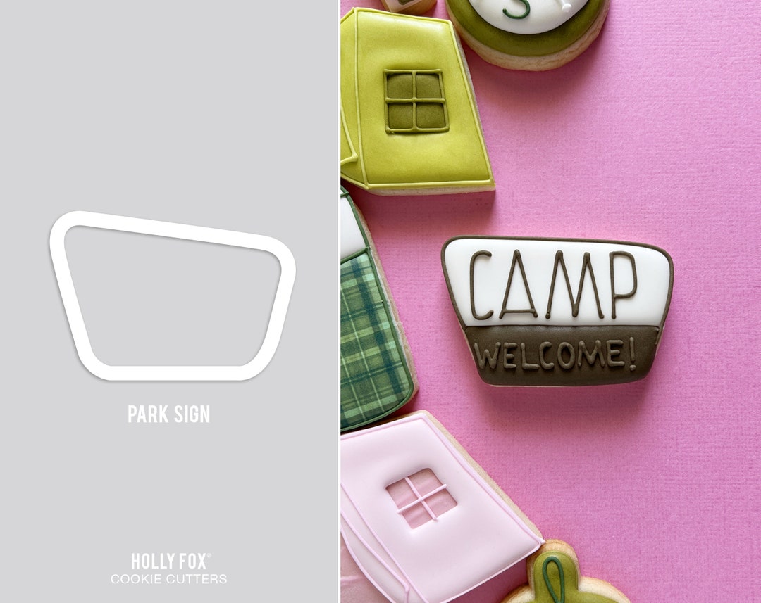 Park Sign, Retro Sign Cookie Cutter - Etsy