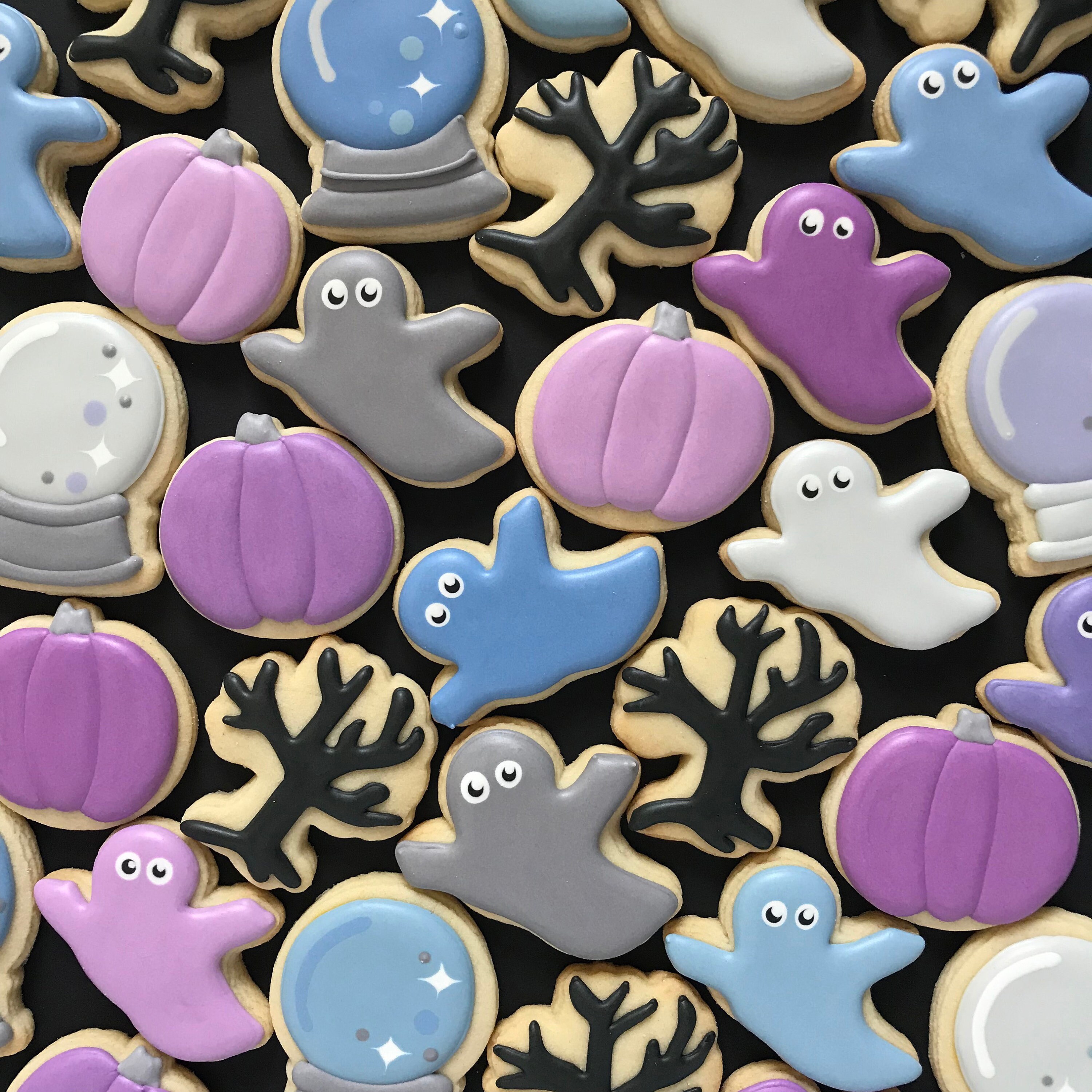 Halloween Mini Cookie Cutters Set of 9 Etsy UK