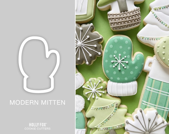 Winter Cookie cutter Mittens Cookie Cutter Gloves Cookie 3D Printed