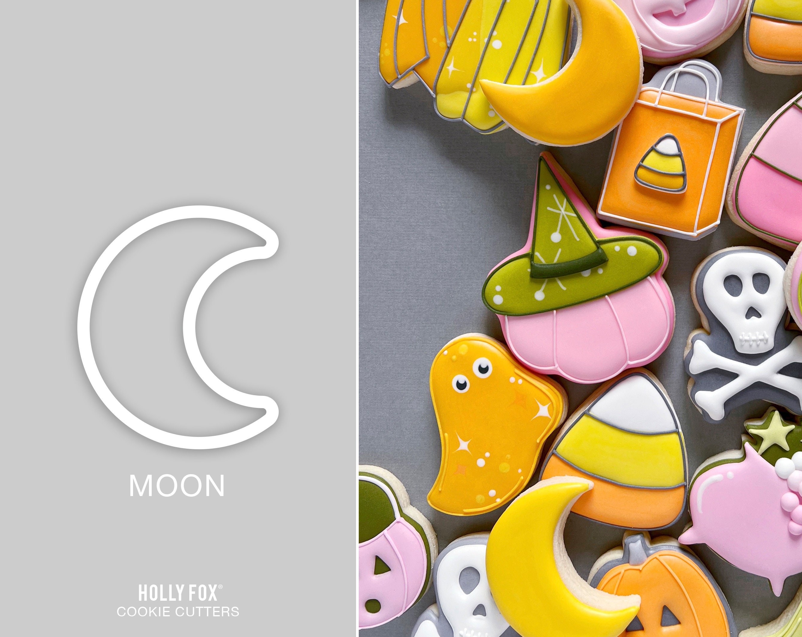 Moon, Cloud and Stars Cookie Cutter/Dishwasher Safe