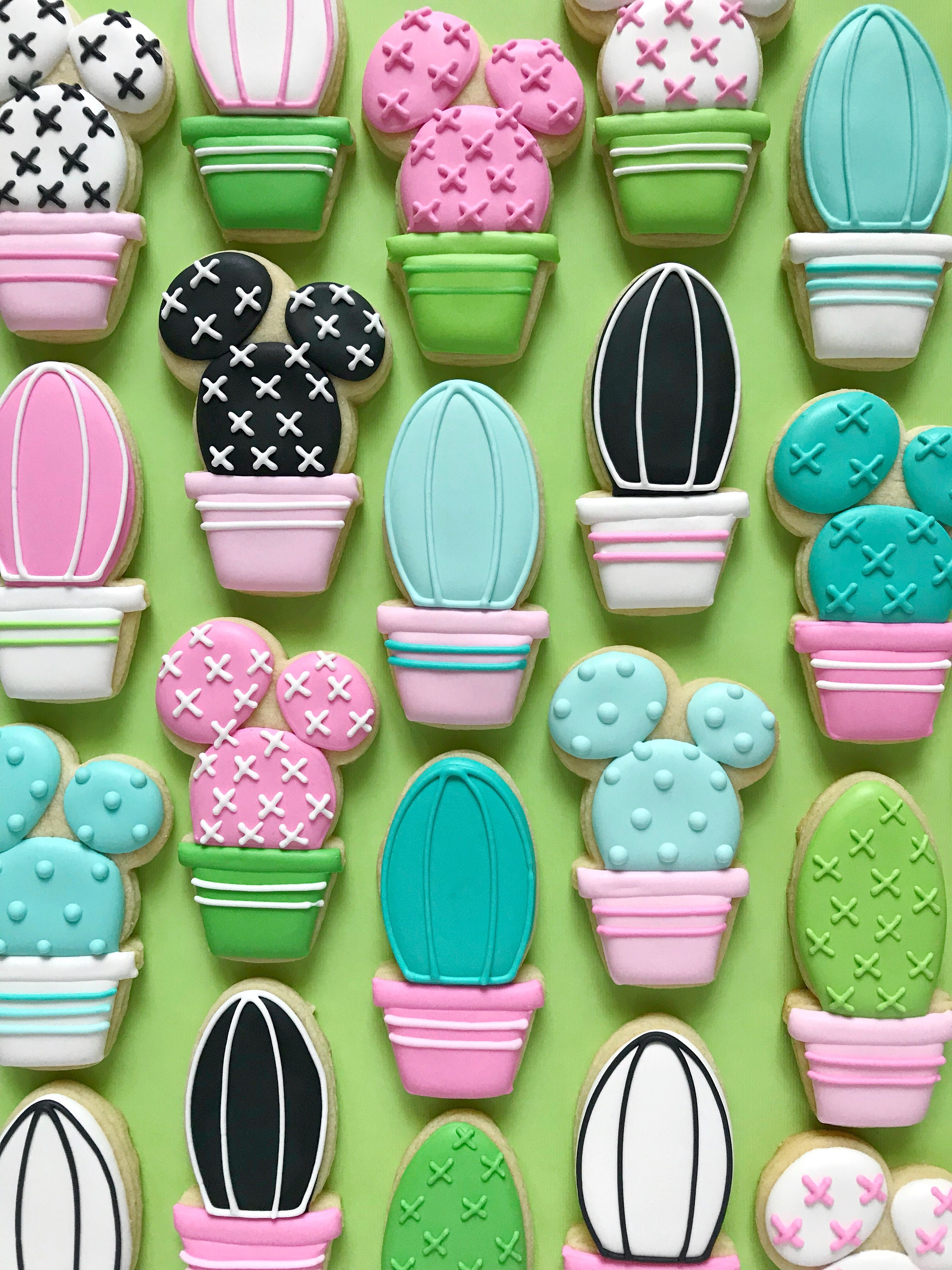Cactus Sugar Cookies